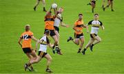 21 August 2020; Joseph O’Connor of Austin Stacks and Johnny Buckley of Dr Crokes contest a kickout during the Kerry County Senior Football Championship Round 1 match between Dr Crokes and Austin Stacks at Austin Stack Park in Tralee, Kerry. Photo by Brendan Moran/Sportsfile