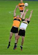 21 August 2020; Brendan O’Sullivan of Austin Stacks and Johnny Buckley of Dr Crokes contest a kickout during the Kerry County Senior Football Championship Round 1 match between Dr Crokes and Austin Stacks at Austin Stack Park in Tralee, Kerry. Photo by Brendan Moran/Sportsfile