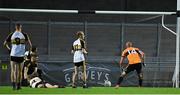 21 August 2020; Kieran Donaghy of Austin Stacks (14) scores his side's second goal during the Kerry County Senior Football Championship Round 1 match between Dr Crokes and Austin Stacks at Austin Stack Park in Tralee, Kerry. Photo by Brendan Moran/Sportsfile