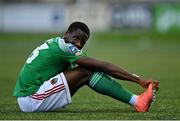 21 August 2020; Joseph Olowu of Cork City during the SSE Airtricity League Premier Division match between Derry City and Cork City at the Ryan McBride Brandywell Stadium in Derry. Photo by Seb Daly/Sportsfile