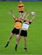 21 August 2020; Brendan O’Sullivan of Austin Stacks and Johnny Buckley of Dr Crokes contest a kickout during the Kerry County Senior Football Championship Round 1 match between Dr Crokes and Austin Stacks at Austin Stack Park in Tralee, Kerry. Photo by Brendan Moran/Sportsfile