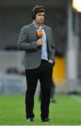 21 August 2020; Former Kerry player and manager Eamonn Fitzmaurice in his role as analyst for TG4 during the Kerry County Senior Football Championship Round 1 match between Dr Crokes and Austin Stacks at Austin Stack Park in Tralee, Kerry. Photo by Brendan Moran/Sportsfile