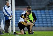 21 August 2020; Brian Loonet of Dr Crokes is attended to after scoring his side's second goal during the Kerry County Senior Football Championship Round 1 match between Dr Crokes and Austin Stacks at Austin Stack Park in Tralee, Kerry. Photo by Brendan Moran/Sportsfile