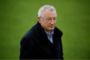 21 August 2020; RTÉ soccer correspondent Tony O'Donoghue during the SSE Airtricity League Premier Division match between Shamrock Rovers and Shelbourne at Tallaght Stadium in Dublin. Photo by Stephen McCarthy/Sportsfile