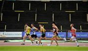 22 August 2020; Runners pass the empty terraces whilst competing in the Men's 5000m heats during Day One of the Irish Life Health National Senior and U23 Athletics Championships at Morton Stadium in Santry, Dublin. Photo by Sam Barnes/Sportsfile