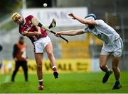 22 August 2020; Ollie Walsh of Dicksboro in action against Huw Lawlor of O'Loughlin Gaels during the Kilkenny County Senior Hurling League Final match between O'Loughlin Gaels and Dicksboro at UPMC Nowlan Park in Kilkenny. Photo by Harry Murphy/Sportsfile
