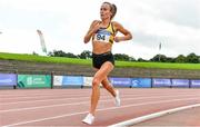 22 August 2020; Michelle Finn of Leevale AC, Cork, on her way to winning the Women's 5000m during Day One of the Irish Life Health National Senior and U23 Athletics Championships at Morton Stadium in Santry, Dublin. Photo by Sam Barnes/Sportsfile