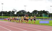 22 August 2020; A general view of the field during the Women's 5000m during Day One of the Irish Life Health National Senior and U23 Athletics Championships at Morton Stadium in Santry, Dublin. Photo by Sam Barnes/Sportsfile