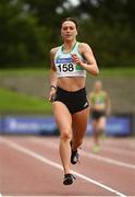 22 August 2020; Sophie Becker of Raheny Shamrock AC, Dublin, competing in the Women's 400m heats during Day One of the Irish Life Health National Senior and U23 Athletics Championships at Morton Stadium in Santry, Dublin. Photo by Sam Barnes/Sportsfile