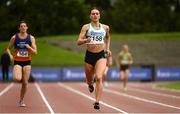 22 August 2020; Sophie Becker of Raheny Shamrock AC, Dublin, competing in the Women's 400m heats during Day One of the Irish Life Health National Senior and U23 Athletics Championships at Morton Stadium in Santry, Dublin. Photo by Sam Barnes/Sportsfile