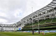 22 August 2020; A general view of the stadium ahead of the Guinness PRO14 Round 14 match between Leinster and Munster at the Aviva Stadium in Dublin. Photo by Ramsey Cardy/Sportsfile