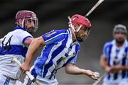 22 August 2020; Niall McMorrow of Ballyboden St Enda's in action against Cian McBride of St Vincent's during the Dublin County Senior A Hurling Championship Quarter-Final match between St Vincent's and Ballyboden St Enda's at Parnell Park in Dublin. Photo by Piaras Ó Mídheach/Sportsfile