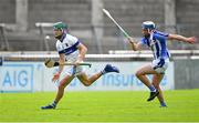22 August 2020; Thomas Connolly of St Vincent's gets away from Simon Lambert of Ballyboden St Enda's during the Dublin County Senior A Hurling Championship Quarter-Final match between St Vincent's and Ballyboden St Enda's at Parnell Park in Dublin. Photo by Piaras Ó Mídheach/Sportsfile