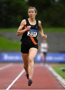 22 August 2020; Greta Streimyte of Clonliffe Harriers AC, Dublin, competing in the Women's 1500m heats during Day One of the Irish Life Health National Senior and U23 Athletics Championships at Morton Stadium in Santry, Dublin. Photo by Sam Barnes/Sportsfile