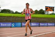 22 August 2020; Seamus Anderson of Trim AC, Meath, competing in the Junior Men's 5000m during Day One of the Irish Life Health National Senior and U23 Athletics Championships at Morton Stadium in Santry, Dublin. Photo by Sam Barnes/Sportsfile