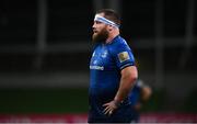 22 August 2020; Michael Bent of Leinster during the Guinness PRO14 Round 14 match between Leinster and Munster at the Aviva Stadium in Dublin. Photo by David Fitzgerald/Sportsfile