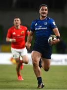 22 August 2020; James Lowe of Leinster during the Guinness PRO14 Round 14 match between Leinster and Munster at the Aviva Stadium in Dublin. Photo by David Fitzgerald/Sportsfile