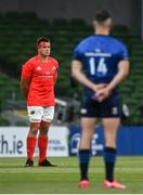 22 August 2020; CJ Stander of Munster observes a moments silence for the black lives matter movement prior to the Guinness PRO14 Round 14 match between Leinster and Munster at the Aviva Stadium in Dublin. Photo by David Fitzgerald/Sportsfile