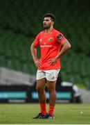 22 August 2020; Damian de Allende of Munster during the Guinness PRO14 Round 14 match between Leinster and Munster at the Aviva Stadium in Dublin. Photo by David Fitzgerald/Sportsfile