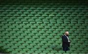 22 August 2020; Former Leinster player and Premier Sports analyst Bernard Jackman prior to the Guinness PRO14 Round 14 match between Leinster and Munster at the Aviva Stadium in Dublin. Photo by David Fitzgerald/Sportsfile