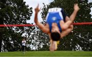 23 August 2020; Shane Aston of Trim AC, Meath, watches on as Kourosh Foroughi of Star of the Sea AC, Meath, competes in the Men's High Jump during Day Two of the Irish Life Health National Senior and U23 Athletics Championships at Morton Stadium in Santry, Dublin. Photo by Sam Barnes/Sportsfile