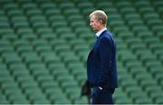 22 August 2020; Leinster head coach Leo Cullen ahead of the Guinness PRO14 Round 14 match between Leinster and Munster at the Aviva Stadium in Dublin. Photo by Ramsey Cardy/Sportsfile