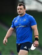 22 August 2020; Cian Healy of Leinster ahead of the Guinness PRO14 Round 14 match between Leinster and Munster at the Aviva Stadium in Dublin. Photo by Ramsey Cardy/Sportsfile