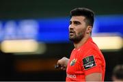 22 August 2020; Damian de Allende of Munster during the Guinness PRO14 Round 14 match between Leinster and Munster at the Aviva Stadium in Dublin. Photo by Ramsey Cardy/Sportsfile