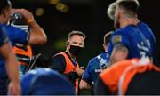 22 August 2020; Leinster Head of athletic performance Charlie Higgins during the Guinness PRO14 Round 14 match between Leinster and Munster at the Aviva Stadium in Dublin. Photo by Ramsey Cardy/Sportsfile