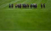 23 August 2020; A view of the field during the Irish EBF Ballyhane Stakes at Naas Racecourse in Naas, Kildare. Photo by Seb Daly/Sportsfile