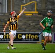 23 August 2020; Joe Kelly of Shelmaliers celebrates a score during the Wexford County Senior Hurling Championship Final match between Shelmaliers and Naomh Éanna at Chadwicks Wexford Park in Wexford. Photo by David Fitzgerald/Sportsfile
