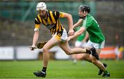 23 August 2020; Sean Keane Carroll of Shelmaliers in action against Sean Doyle of Naomh Éanna during the Wexford County Senior Hurling Championship Final match between Shelmaliers and Naomh Éanna at Chadwicks Wexford Park in Wexford. Photo by David Fitzgerald/Sportsfile