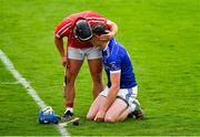 23 August 2020; Austin Gleeson of Mount Sion is consoled by Noel Connors of Passage during the Waterford County Senior Hurling Championship Semi-Final match between Mount Sion and Passage at Walsh Park in Waterford. Photo by Eóin Noonan/Sportsfile