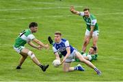 23 August 2020; Tommy Walsh of Kerins O'Rahillys in action against Jamie O'Sullivan, left, Jonathan Lyne and Podge O'Connor of Killarney Legion during the Kerry County Senior Football Championship Round 1 match between Killarney Legion at Kerins O'Rahilly's at Fitzgerald Stadium in Killarney, Kerry. Photo by Brendan Moran/Sportsfile