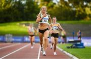 23 August 2020; Amy O'Donoghue of Emerald AC, Limerick, on her way to winning the Women's 1500m during Day Two of the Irish Life Health National Senior and U23 Athletics Championships at Morton Stadium in Santry, Dublin. Photo by Sam Barnes/Sportsfile