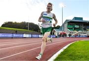 23 August 2020; Sean Tobin of Clonmel AC, Tipperary, on his way to finishing second in the Men's 1500m during Day Two of the Irish Life Health National Senior and U23 Athletics Championships at Morton Stadium in Santry, Dublin. Photo by Sam Barnes/Sportsfile