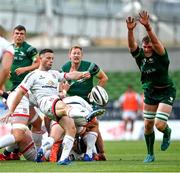 23 August 2020; John Cooney of Ulster in action against Gavin Thornbury of Connacht during the Guinness PRO14 Round 14 match between Connacht and Ulster at the Aviva Stadium in Dublin. Photo by Ramsey Cardy/Sportsfile