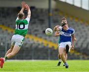 23 August 2020; Karl Mullins of Kerins O'Rahillys in action against Donal Lyne of Killarney Legion during the Kerry County Senior Football Championship Round 1 match between Killarney Legion at Kerins O'Rahilly's at Fitzgerald Stadium in Killarney, Kerry. Photo by Brendan Moran/Sportsfile