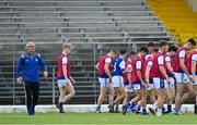 23 August 2020; Kerins O'Rahillys manager William Harmon, left, prior to the Kerry County Senior Football Championship Round 1 match between Killarney Legion at Kerins O'Rahilly's at Fitzgerald Stadium in Killarney, Kerry. Photo by Brendan Moran/Sportsfile