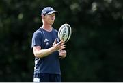 24 August 2020; Head coach Leo Cullen during Leinster Rugby squad training at UCD in Dublin. Photo by Ramsey Cardy/Sportsfile