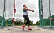 22 August 2020; Ciara Sheehy of Emerald AC, Limerick, competing in the Women's Hammer during Day One of the Irish Life Health National Senior and U23 Athletics Championships at Morton Stadium in Santry, Dublin. Photo by Sam Barnes/Sportsfile