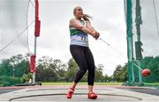 22 August 2020; Ciara Sheehy of Emerald AC, Limerick, competing in the Women's Hammer during Day One of the Irish Life Health National Senior and U23 Athletics Championships at Morton Stadium in Santry, Dublin. Photo by Sam Barnes/Sportsfile