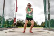 22 August 2020; Genevieve Rowland of Templemore AC, Tipperary, competing in the Women's Hammer during Day One of the Irish Life Health National Senior and U23 Athletics Championships at Morton Stadium in Santry, Dublin. Photo by Sam Barnes/Sportsfile