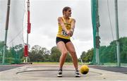 22 August 2020; Nicola Tuthill of Bandon AC, Cork, on her way to winning the Women's Hammer during Day One of the Irish Life Health National Senior and U23 Athletics Championships at Morton Stadium in Santry, Dublin. Photo by Sam Barnes/Sportsfile