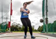22 August 2020; Ciara McHugh Murphy of Claremorris AC, Mayo, competing in the Women's Hammer during Day One of the Irish Life Health National Senior and U23 Athletics Championships at Morton Stadium in Santry, Dublin. Photo by Sam Barnes/Sportsfile