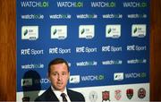 25 August 2020; League of Ireland Director Mark Scanlon during the launch of the WATCHLOI Half-Season Pass for the 2020 SSE Airtricity League Premier Division season run-in, at FAI Headquarters in Abbotstown, Dublin. Supporters will be able to watch the Premier Division 'Run-In' for just €39 in Ireland and €45 for the rest of the world. The Half-Season Pass has been launched ahead of the bumper Extra.ie FAI Cup second round weekend with six of the eight matches available. This means each match works out at less than a euro per game for what should be an exciting end to the season at both ends of the table. WATCHLOI has also launched FAI Gold as part of the Half-Season Pass package. FAI Gold is a new section of the service which will have selected Republic of Ireland matches available to watch from the RTE Archive, starting with Republic of Ireland v Netherlands in 1987. Photo by Stephen McCarthy/Sportsfile