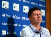 25 August 2020; FAI Interim Deputy CEO Niall Quinn during the launch of the WATCHLOI Half-Season Pass for the 2020 SSE Airtricity League Premier Division season run-in, at FAI Headquarters in Abbotstown, Dublin. Supporters will be able to watch the Premier Division 'Run-In' for just €39 in Ireland and €45 for the rest of the world. The Half-Season Pass has been launched ahead of the bumper Extra.ie FAI Cup second round weekend with six of the eight matches available. This means each match works out at less than a euro per game for what should be an exciting end to the season at both ends of the table. WATCHLOI has also launched FAI Gold as part of the Half-Season Pass package. FAI Gold is a new section of the service which will have selected Republic of Ireland matches available to watch from the RTE Archive, starting with Republic of Ireland v Netherlands in 1987. Photo by Stephen McCarthy/Sportsfile