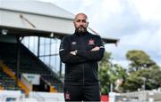 26 August 2020; Newly appointed Dundalk interim head coach Filippo Giovagnoli ahead of a Dundalk FC press conference at Oriel Park in Dundalk, Louth. Photo by Ben McShane/Sportsfile