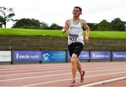 22 August 2020; Timmy O'Reilly Murphy of Togher AC, Cork, competing in the Junior Men's 5000m during Day One of the Irish Life Health National Senior and U23 Athletics Championships at Morton Stadium in Santry, Dublin. Photo by Sam Barnes/Sportsfile