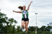 22 August 2020; Lydia Mills of Ballymena and Antrim AC, competing in the Women's Long Jump competing in the Women's Long Jump during Day One of the Irish Life Health National Senior and U23 Athletics Championships at Morton Stadium in Santry, Dublin. Photo by Sam Barnes/Sportsfile